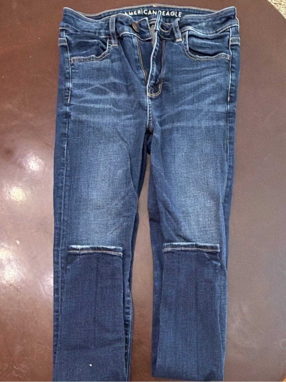 American Eagle high waisted medium Wash Jeggings